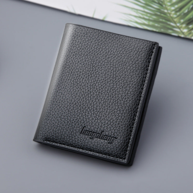 Men's Vertical Section Thin Can Hold Driving Men's Wallet