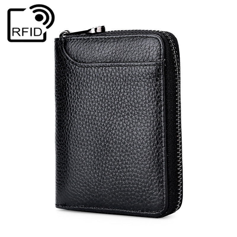 Women's & Men's & Swiping Multiple Slots Large Capacity Card Holder