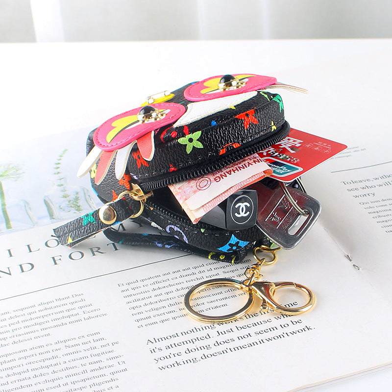 Female Fan Cute Heart Chain Integrated Coin Purses