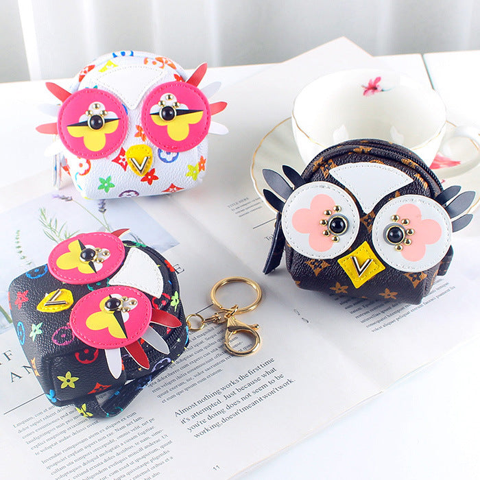 Female Fan Cute Heart Chain Integrated Coin Purses