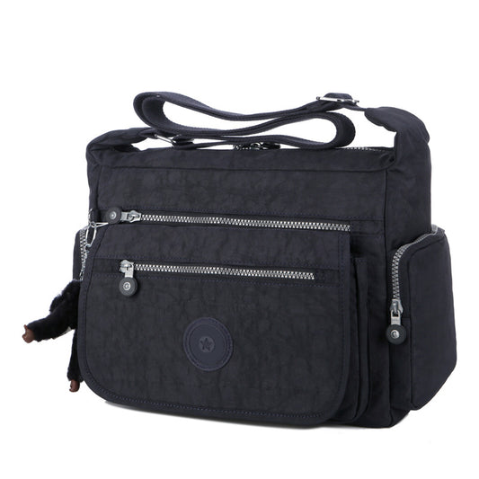 Women's Monkey Nylon Cloth Mummy Large Shoulder Bags
