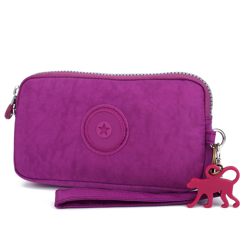 Women's Recruit Monkey Mini Canvas Accessory Kit Purses