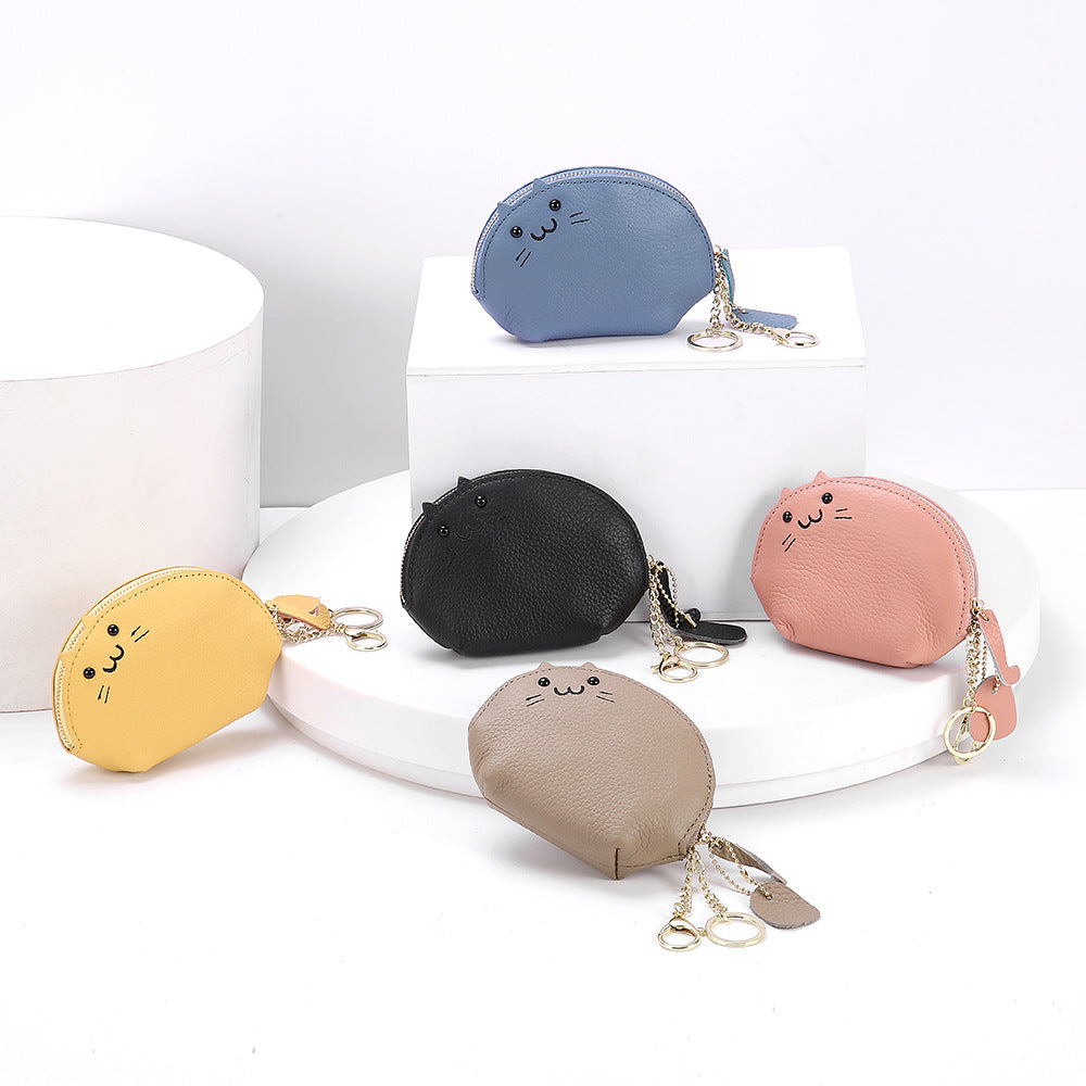 Women's Creative Genuine Leather Simple Mini Cute Bags