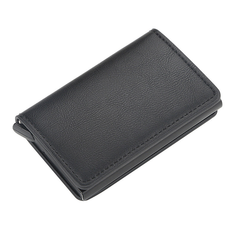 Men's Metal Aluminum Automatic Pop-up Bank Card Holder