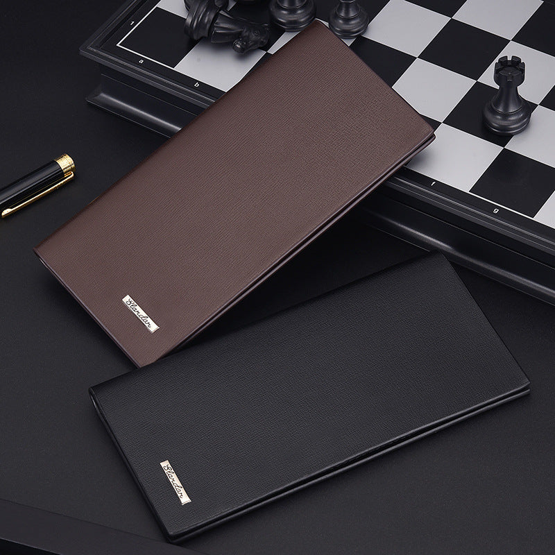 Men's Fashion Korean Long Green Personalized Simple Men's Wallets