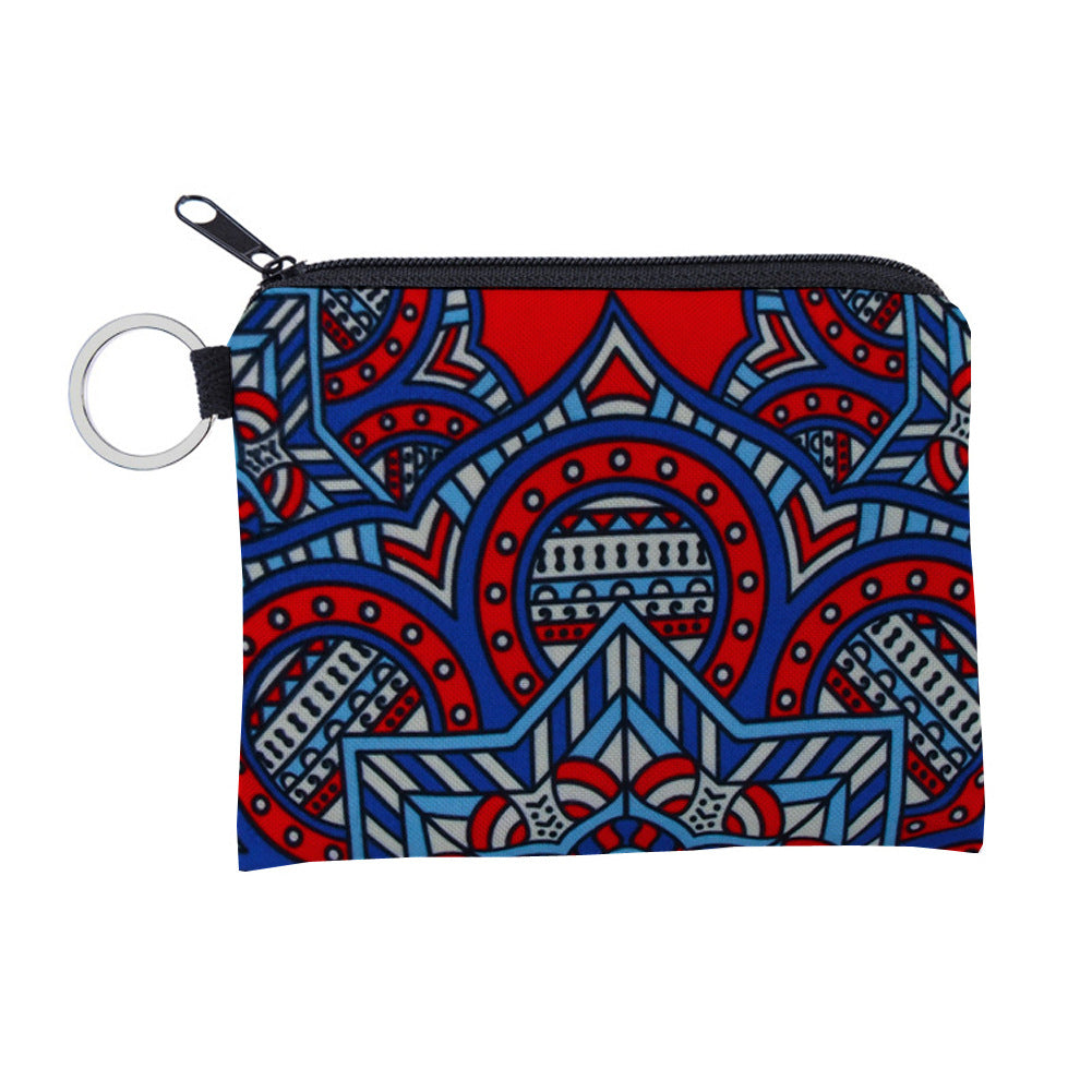 Stylish Mandala Pattern Waterproof Storage Portable Coin Purses