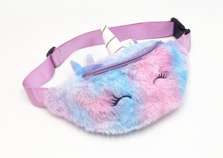 Children's Winter Plush Unicorn Cartoon Cute Bags
