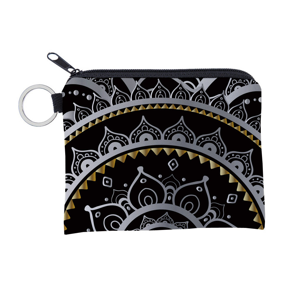 Stylish Mandala Pattern Waterproof Storage Portable Coin Purses