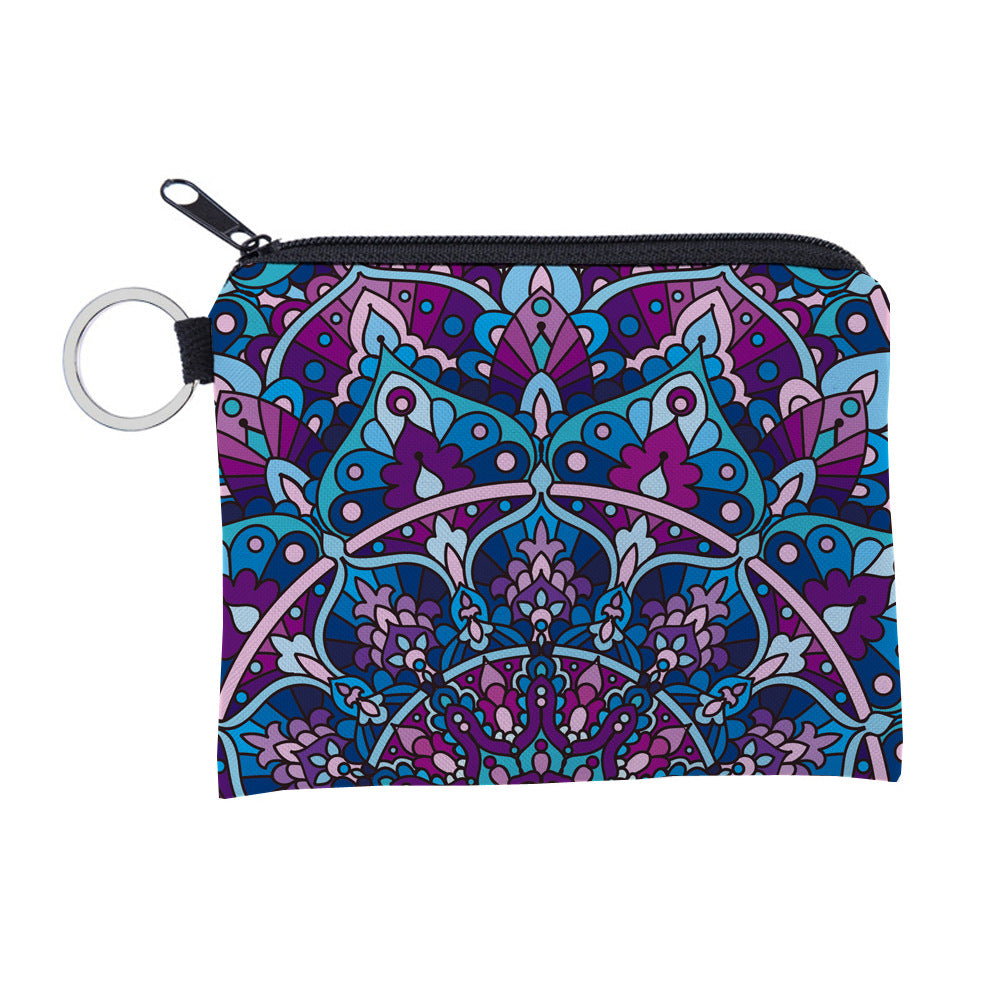 Stylish Mandala Pattern Waterproof Storage Portable Coin Purses