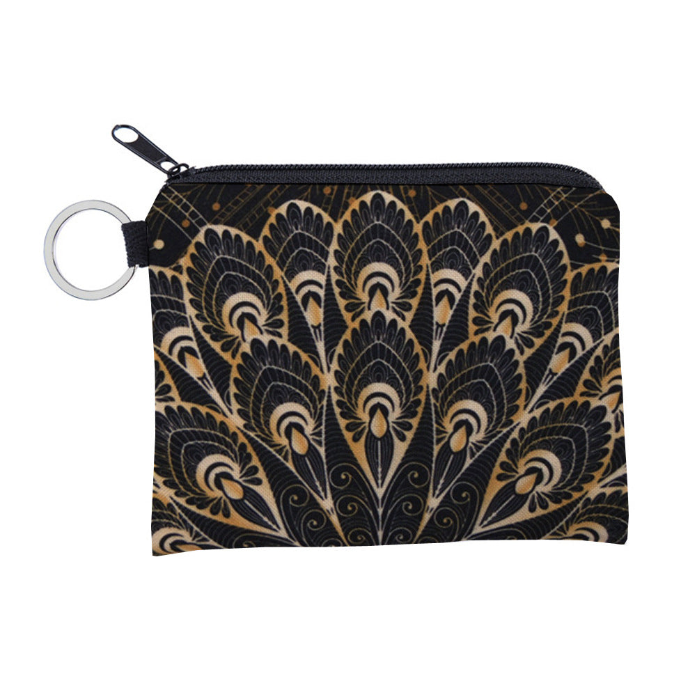 Stylish Mandala Pattern Waterproof Storage Portable Coin Purses