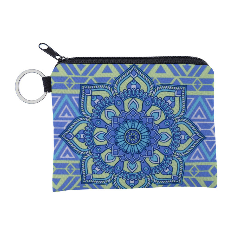 Stylish Mandala Pattern Waterproof Storage Portable Coin Purses