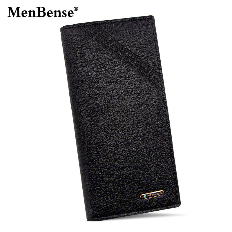 Men's Long Fashion Embossed Magnetic Snap Plus Men's Wallets