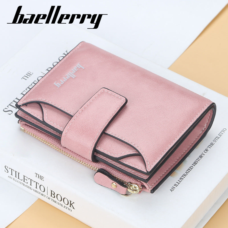 Women's & Men's Short Korean Style Multiple Slots Driving License Ladies Wallet