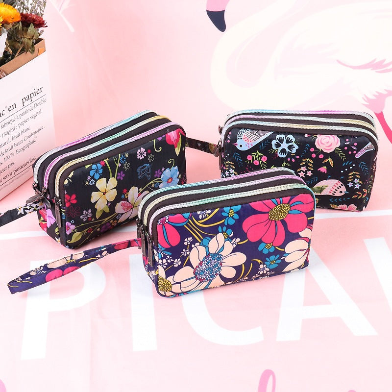 Women's Long Mobile Clutch Fabric Hand Coin Purses