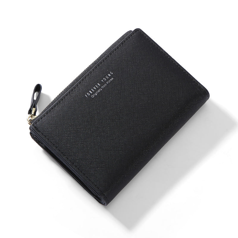 Women's Trendy Short Premium Two Fold Card Holder