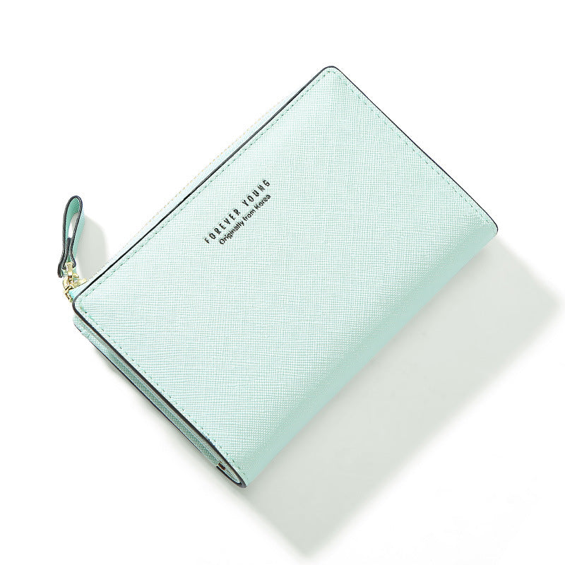 Women's Trendy Short Premium Two Fold Card Holder
