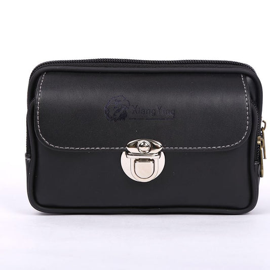 Men's Horizontal Vertical Version Zipper Mobile Stall Men's Waist Packs