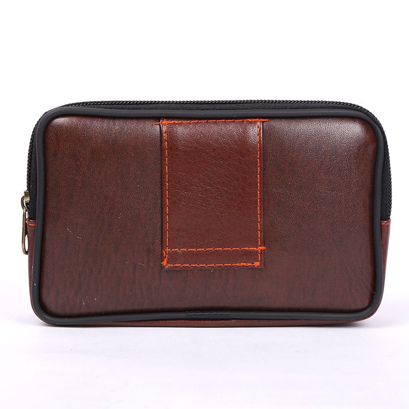 Men's Horizontal Vertical Version Zipper Mobile Stall Men's Waist Packs