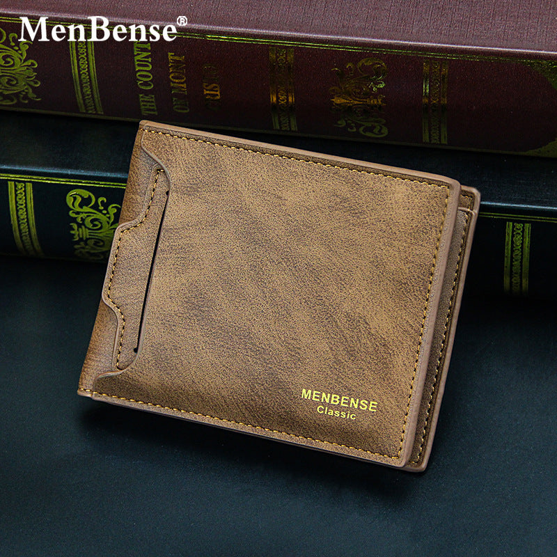 Men's Short Chic Large Capacity Multiple Slots Men's Wallets