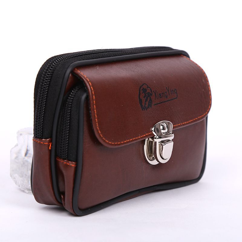Men's Horizontal Vertical Version Zipper Mobile Stall Men's Waist Packs