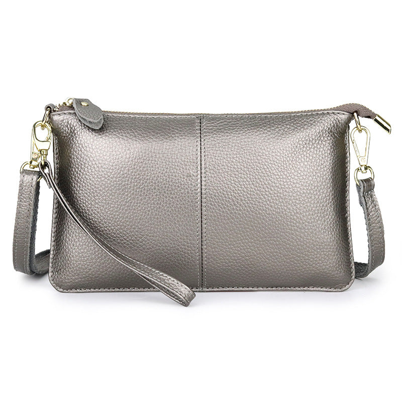 Women's Cowhide Fashion Clutch Soft Leather Shoulder Bags