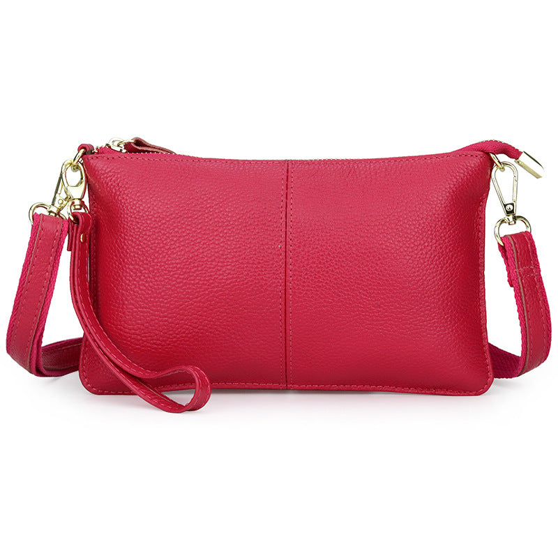 Women's Cowhide Fashion Clutch Soft Leather Shoulder Bags