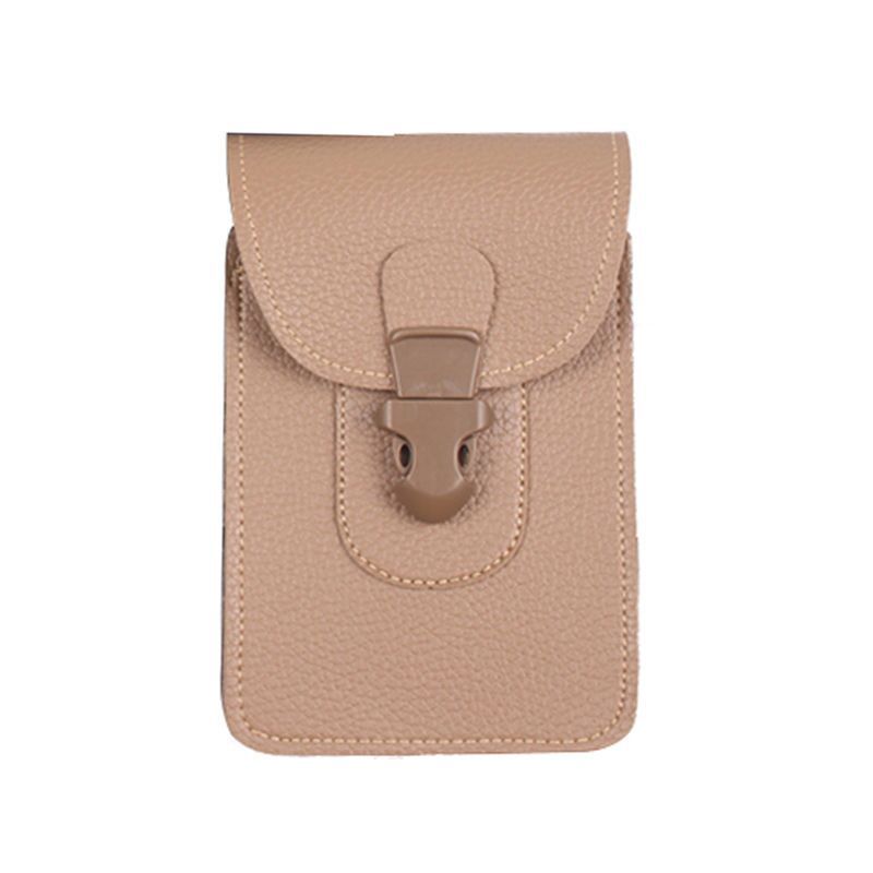 Men's Double Layer Multifunctional Mobile Waterproof Mini Men's Waist Packs