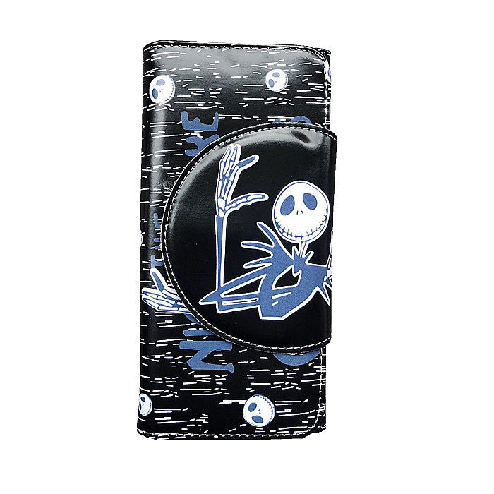 Cartoon Skull Male Female Long Leather Fashion Ladies Wallet