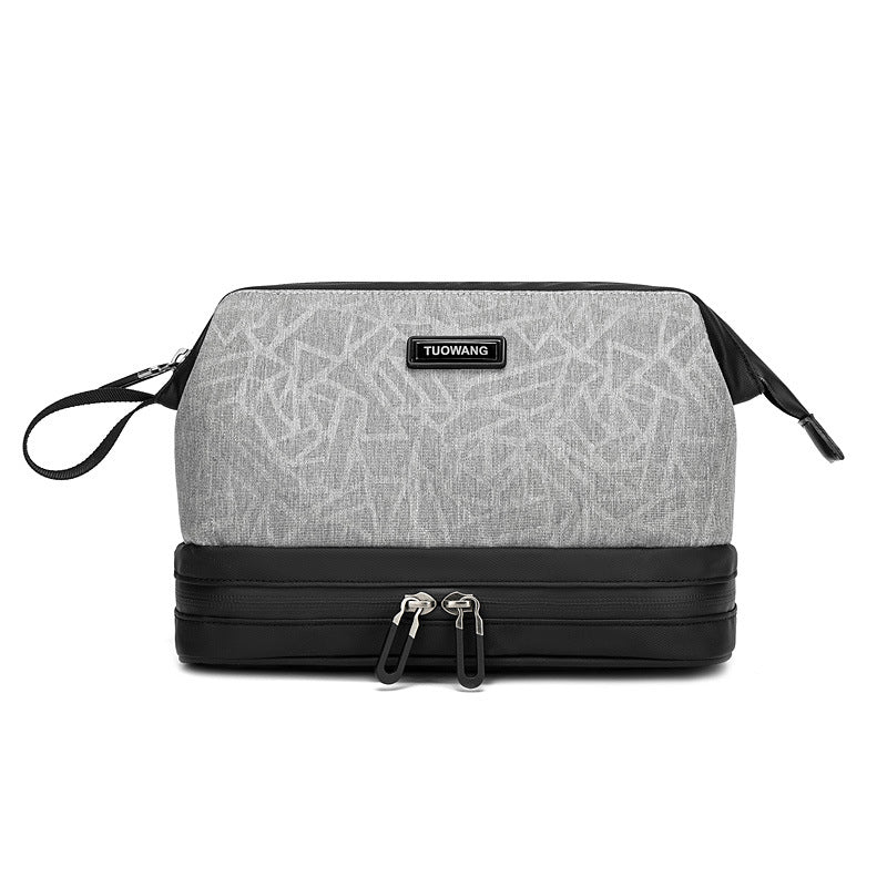 Men's Carrying Toiletry Advanced Large Capacity Dry Wet Separation Makeup Bag