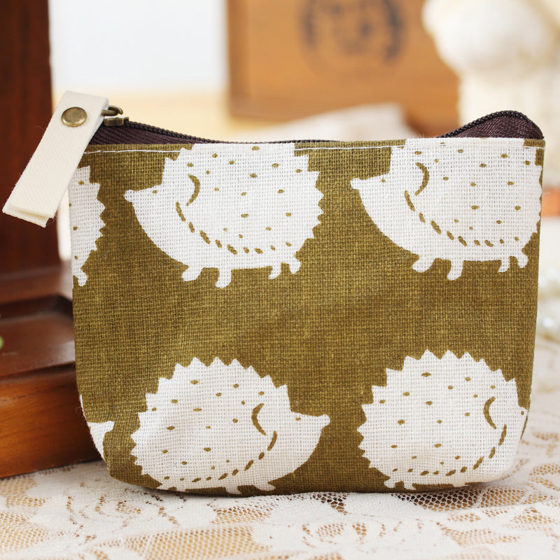 Stylish Cotton Linen Fresh Simple Fashion Coin Purses