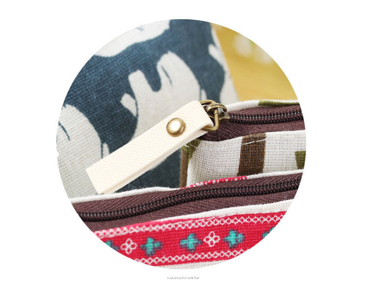 Stylish Cotton Linen Fresh Simple Fashion Coin Purses