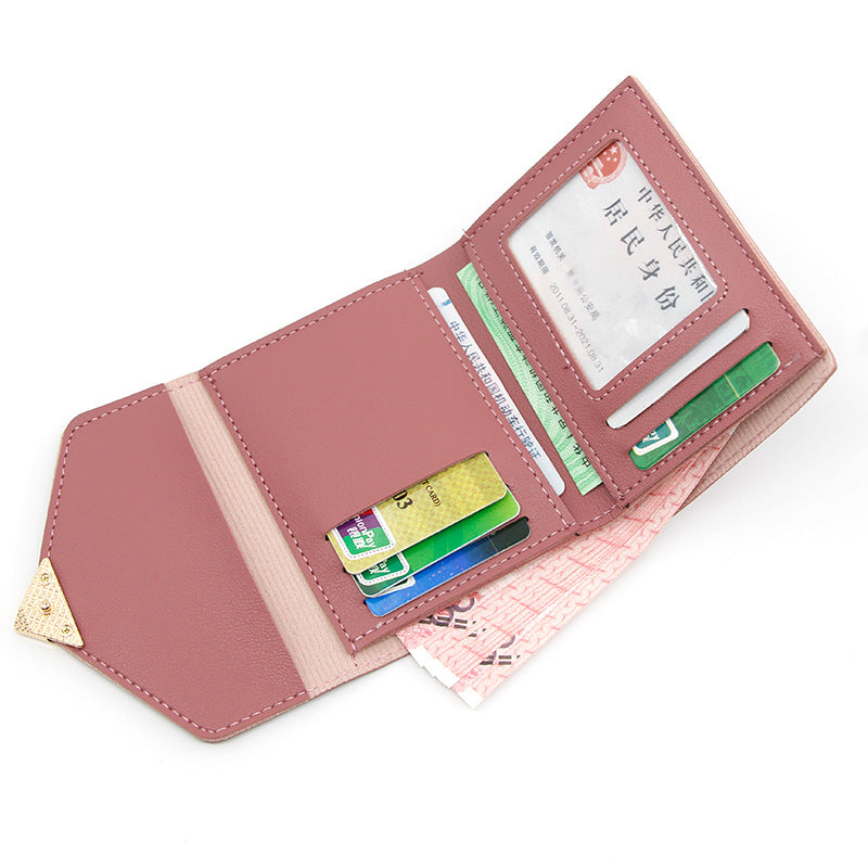 Classy Women's Personalized Fashion Short Heart-shaped Card Holder