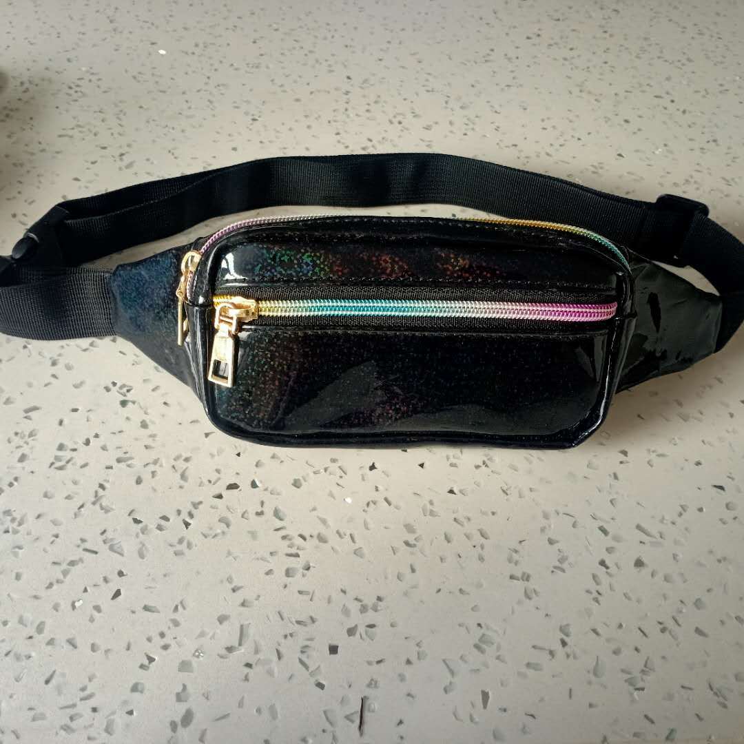 Laser Glossy Mobile Storage Fashion Running Bags