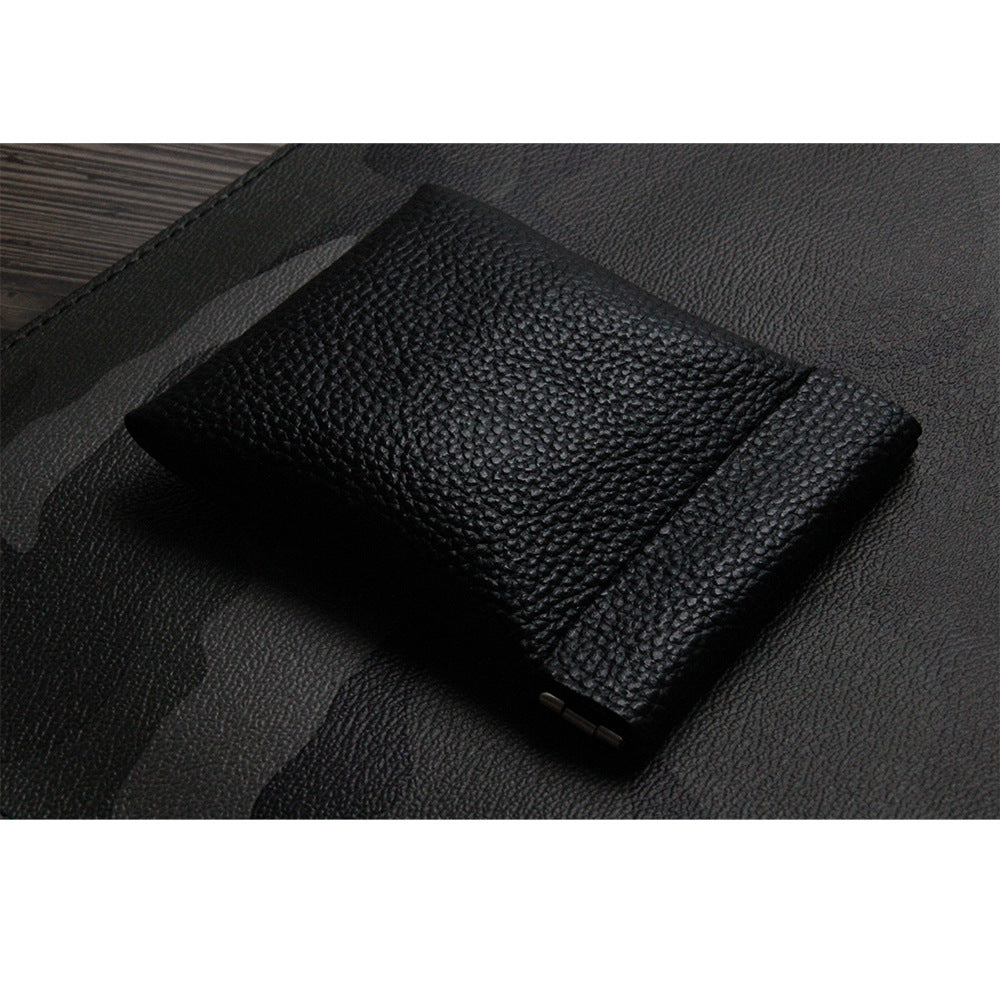 Women's & Men's & Earphone Storage Leather Coin Purses