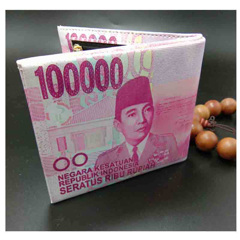 Classic Men's Creative Printing Dollar Folding Men's Wallets