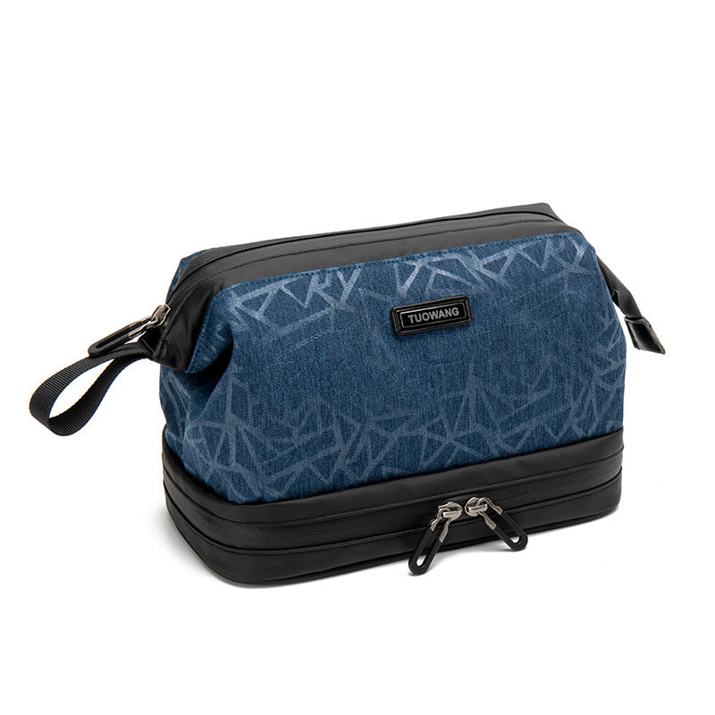 Men's Carrying Toiletry Advanced Large Capacity Dry Wet Separation Makeup Bag