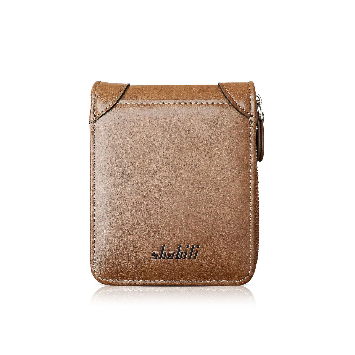 Creative Men's Full Material Zipper Portable Men's Wallet