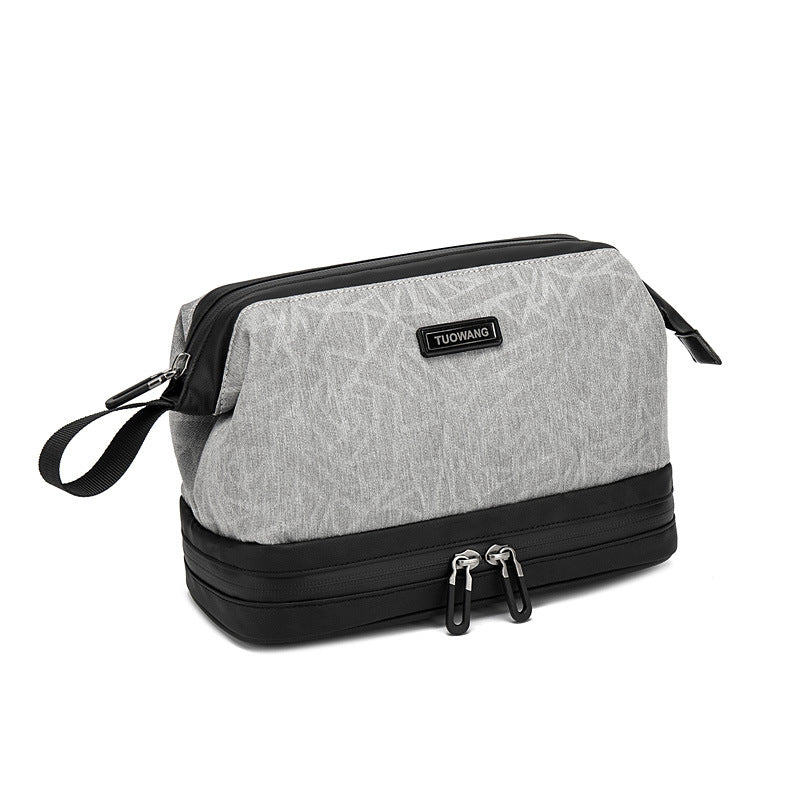 Men's Carrying Toiletry Advanced Large Capacity Dry Wet Separation Makeup Bag