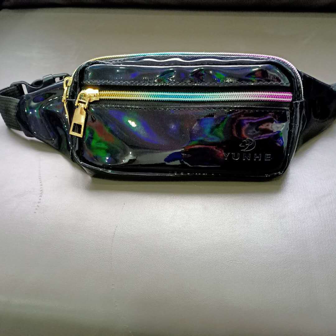 Laser Glossy Mobile Storage Fashion Running Bags