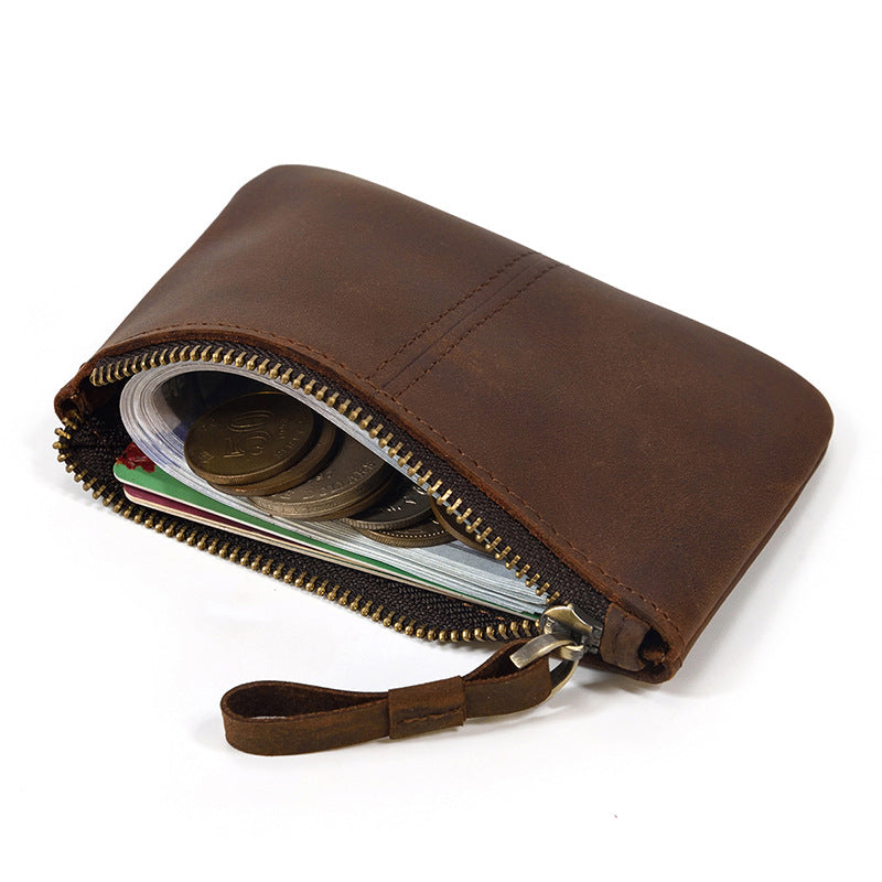 Women's & Men's & Horse Leather Genuine First Layer Ladies Wallets