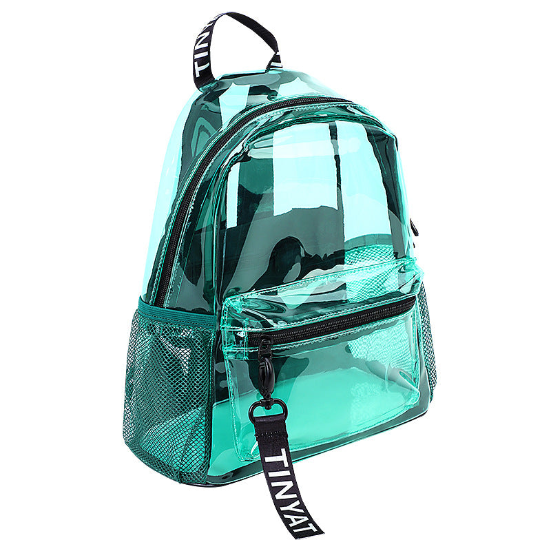 Transparent Fashion Gel Waterproof Rucksack Beach Backpacks