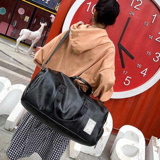 Women's & Men's & Large Capacity Business Texture Soft Travel Bags