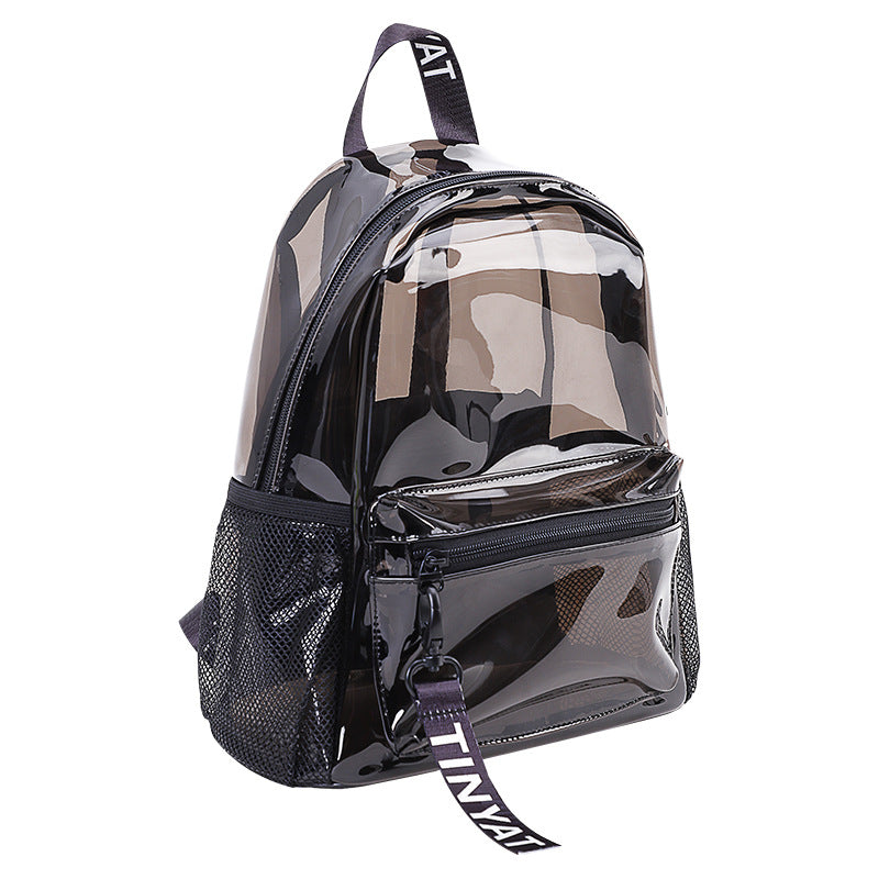 Transparent Fashion Gel Waterproof Rucksack Beach Backpacks