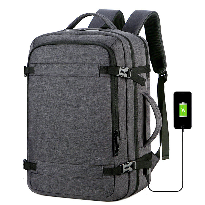 Women's & Men's & Capacity Expansion Extended Charging Waterproof Business Backpacks