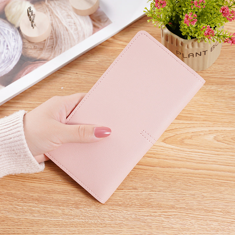 Women's Long Multifunctional Simple Clutch Thin Ladies Wallet