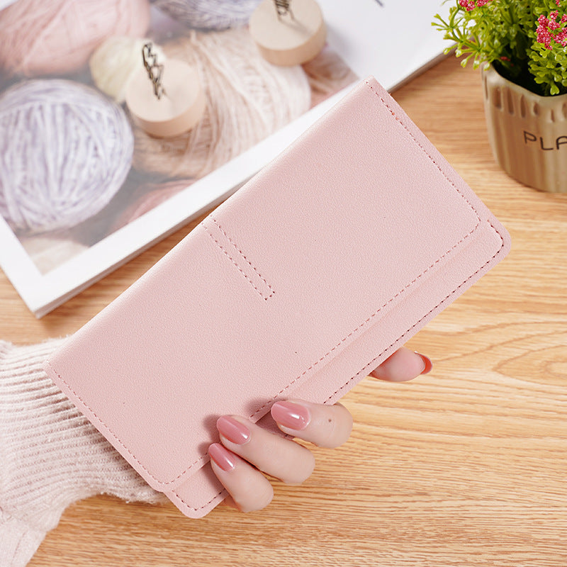 Women's Long Multifunctional Simple Clutch Thin Ladies Wallet