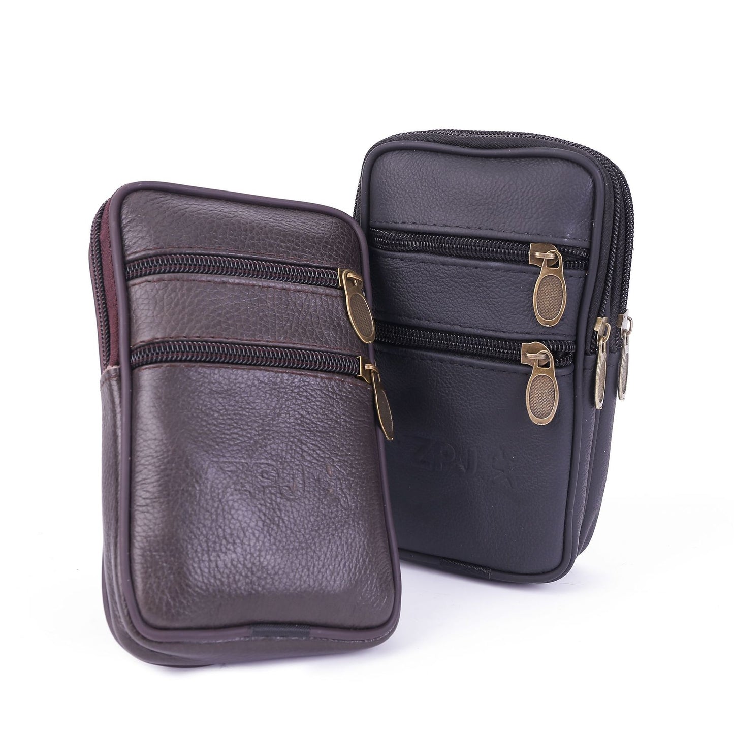 Men's Business Cell Leather Vertical Mobile Inch Men's Waist Packs