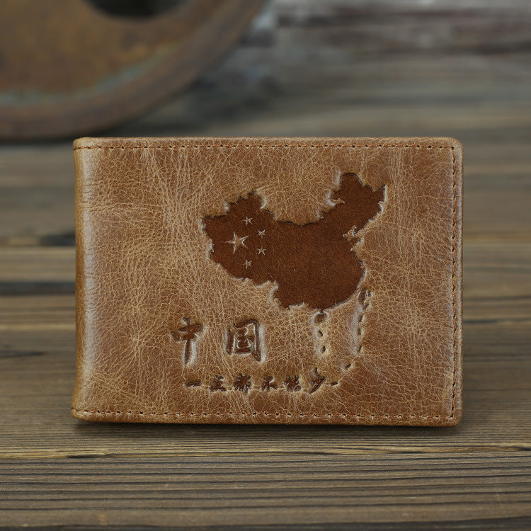 Leather Driving License Comrade In Arms Gift Vintage Card Holder