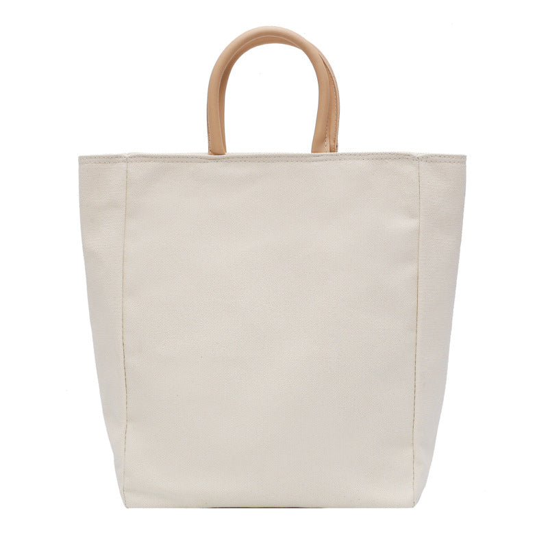 Simple Canvas Female Temperament White-collar Worker Handbags