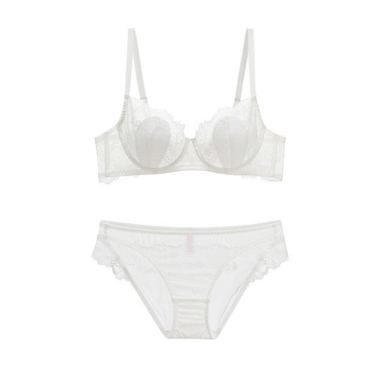 Women's Lace Thin Sexy Eyelash Breathable Comfortable Lingerie Sets